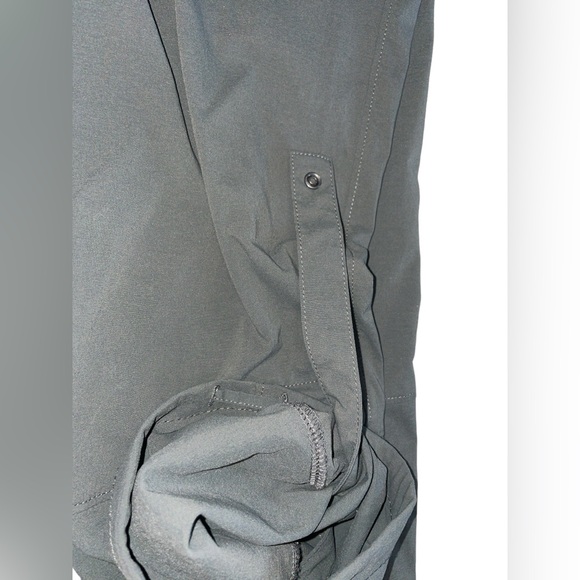 SOLD Women's Columbia PFG Roll Up Pants Pewter Green Size 6 - Picture 10 of 13